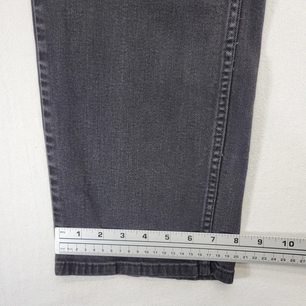 Levi's 559 Relaxed Straight Jeans‎ Mens 38x32 Black Mid Rise Dark Wash Denim